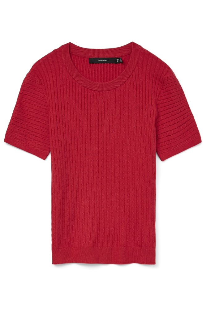 VMMIRLA SS O-NECK PULLOVER BOO 10331436 Ribbon Red